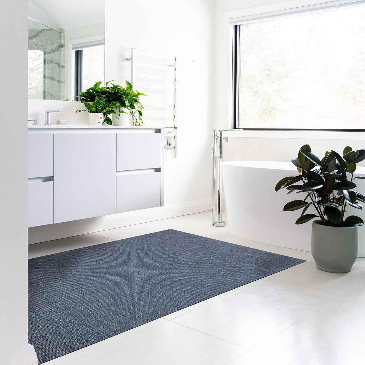 ✂ Vinyl Bath Mat | Non-slip, UV-Resistant Bathroom Runner | Suitable for Underfloor Heating