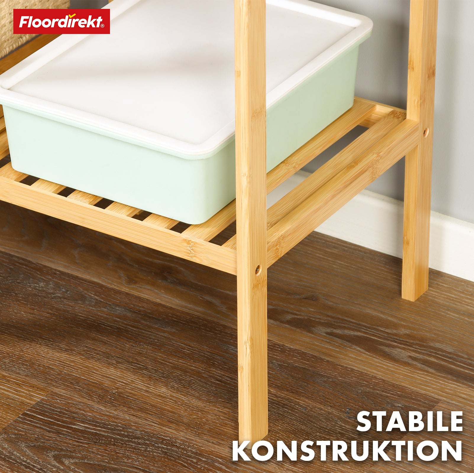 Bamboo standing shelf | Lowa | Ideal for creatively arranging your home accessories | Available in 3 sizes