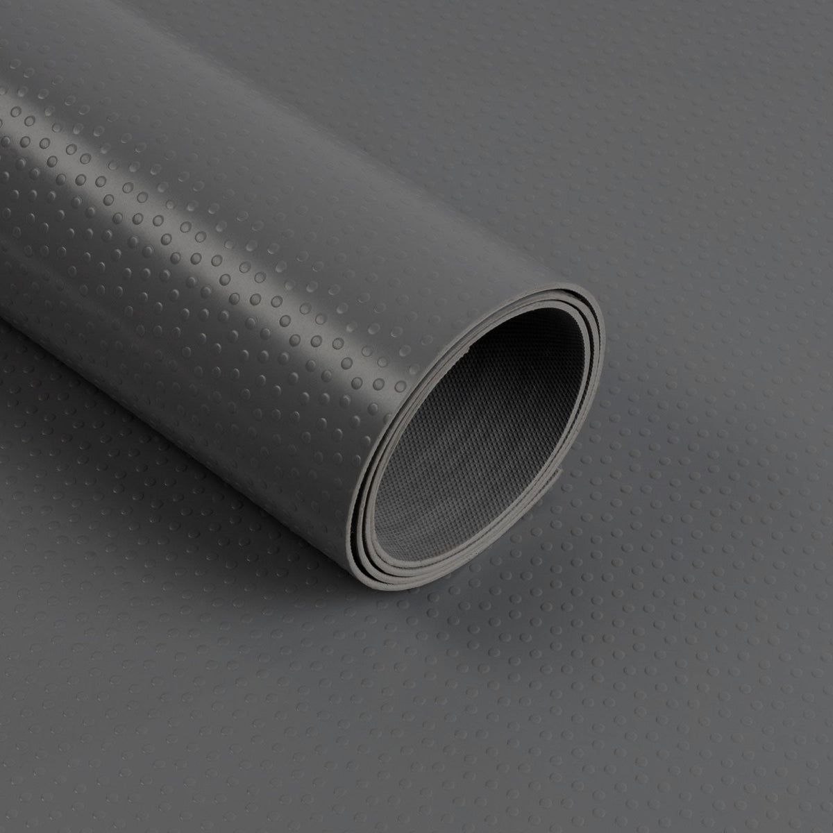 PVC flooring | Dots | Dark grey | Non-slip, low abrasion & easy to clean | Thickness: 2 mm