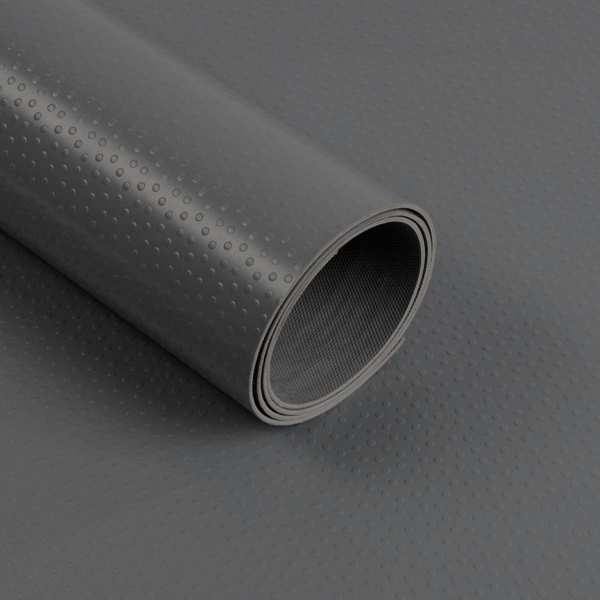 ✂ PVC flooring | Dots | Dark grey | Non-slip, low abrasion & easy to clean | Thickness: 2 mm