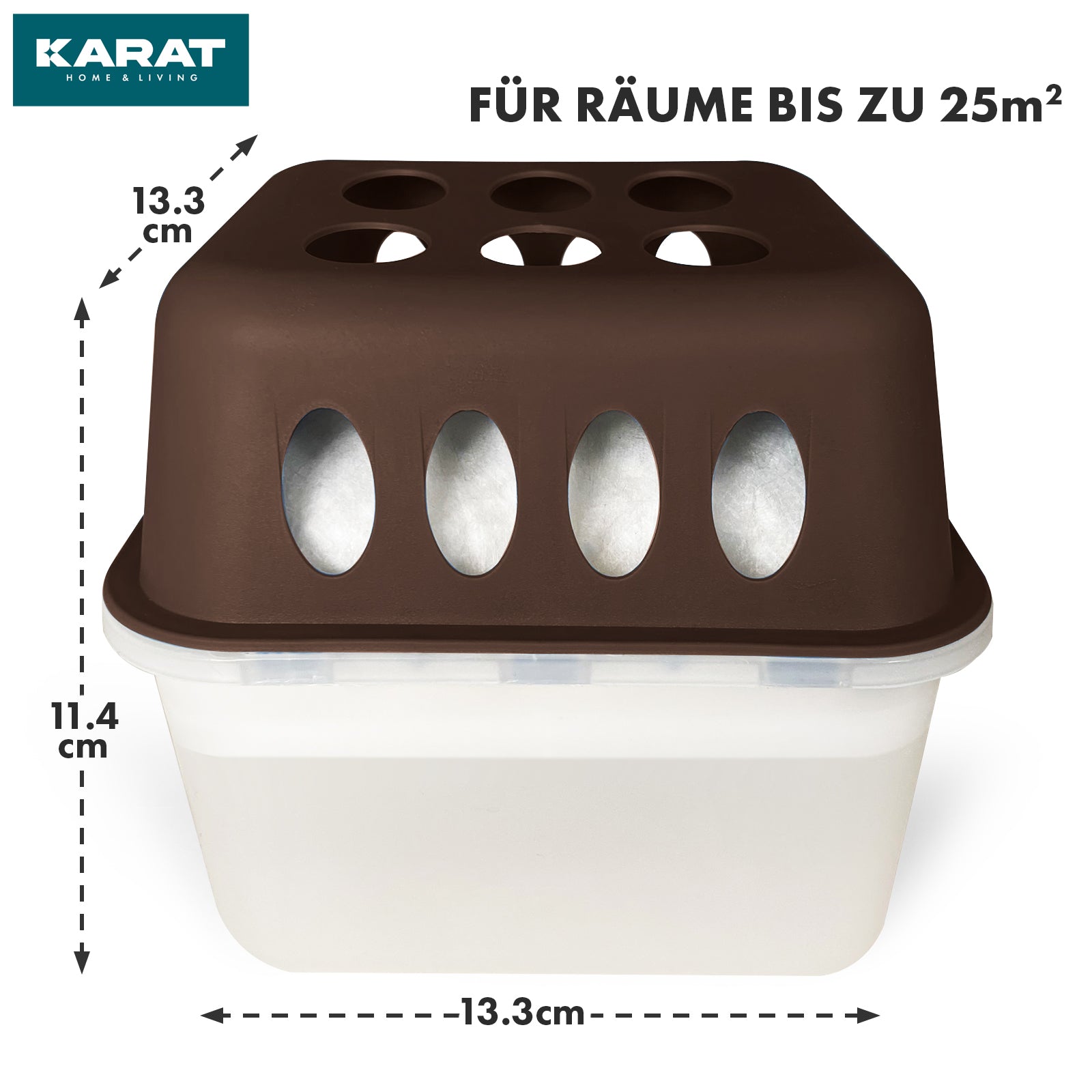 SET of 4 dehumidifiers | Room dehumidifier in 6 colours and 2 designs | Refillable & reusable
