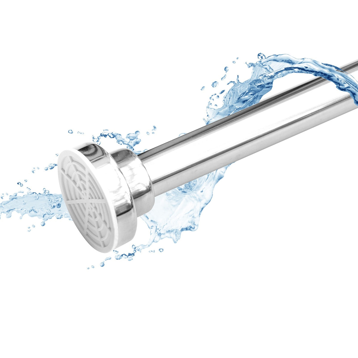 Telescopic Shower Curtain Rail | Infinitely Adjustable | Universally applicable