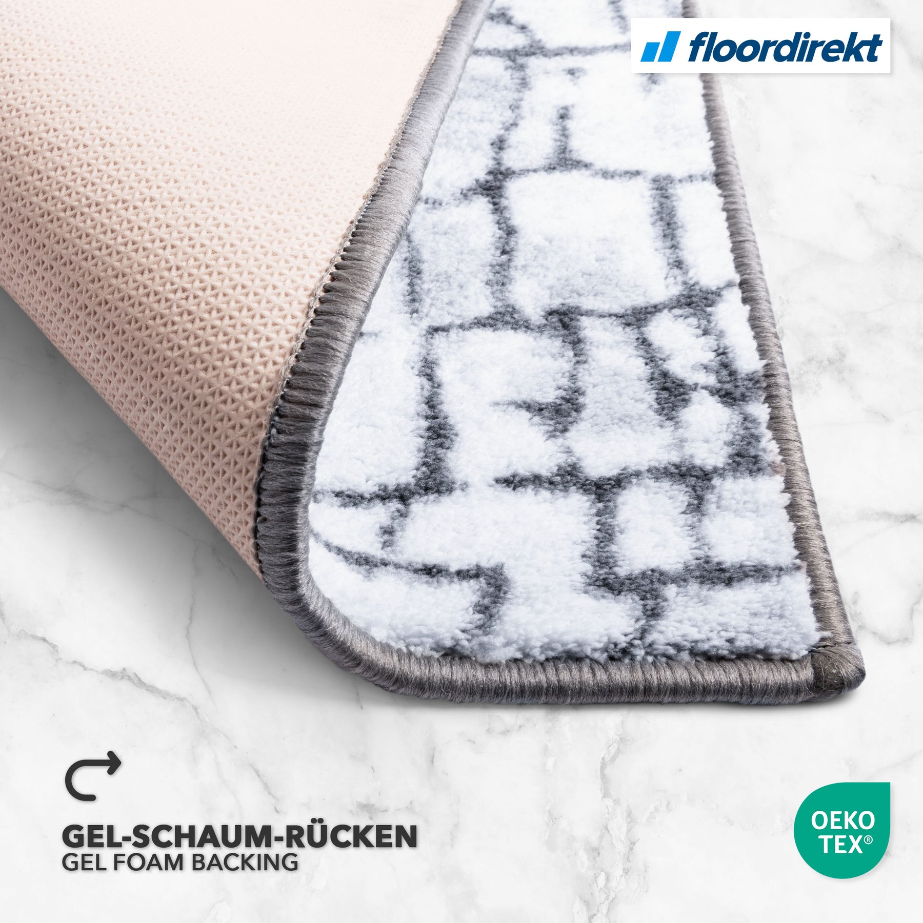 Made-To-Measure Carpet Runner | Aqua | Multi-Runner | Modern Living Rug