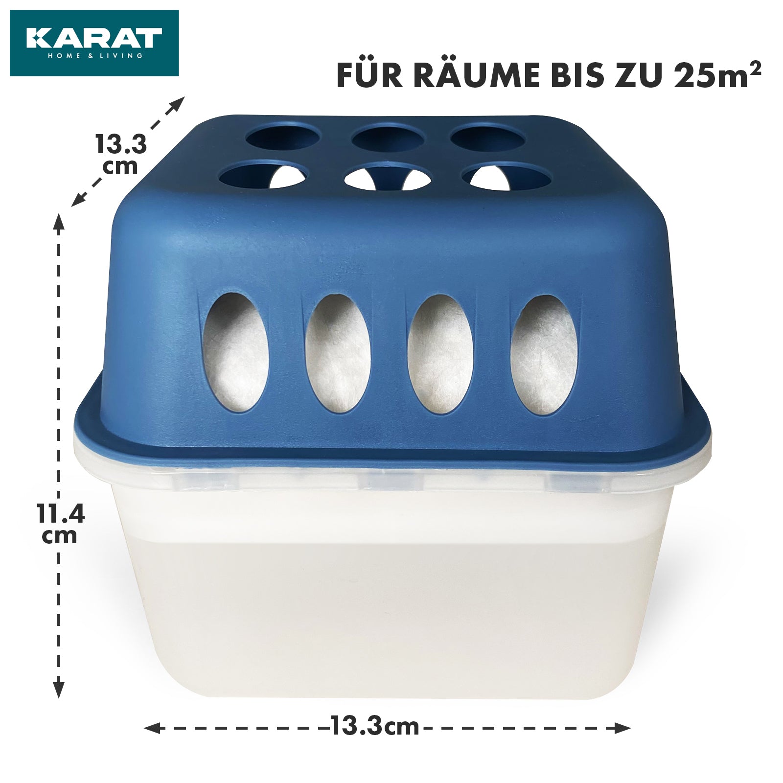 SET of 4 dehumidifiers | Room dehumidifier in 6 colours and 2 designs | Refillable & reusable