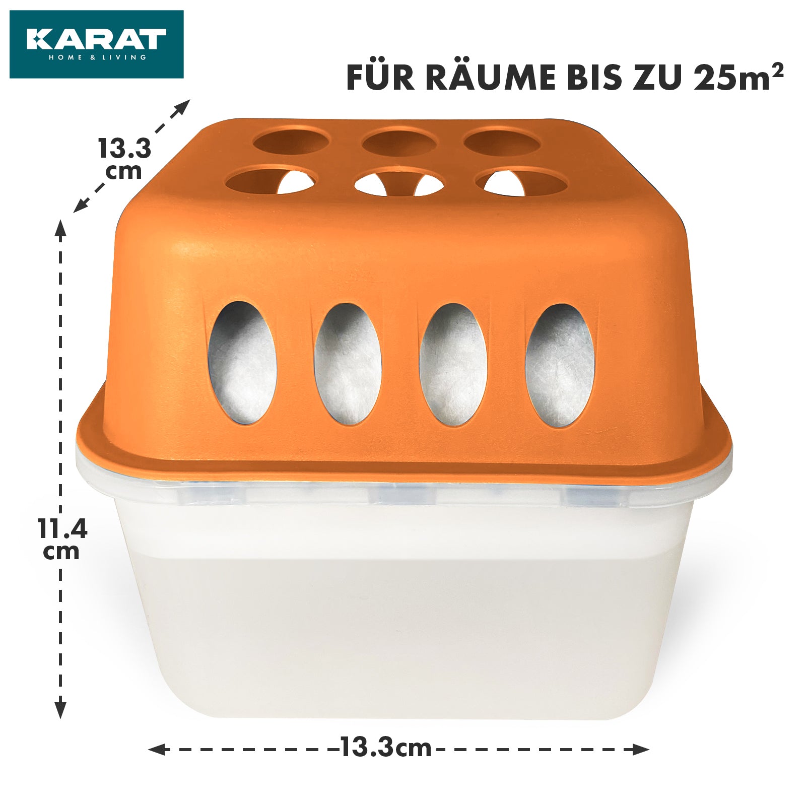 SET of 4 dehumidifiers | Room dehumidifier in 6 colours and 2 designs | Refillable & reusable