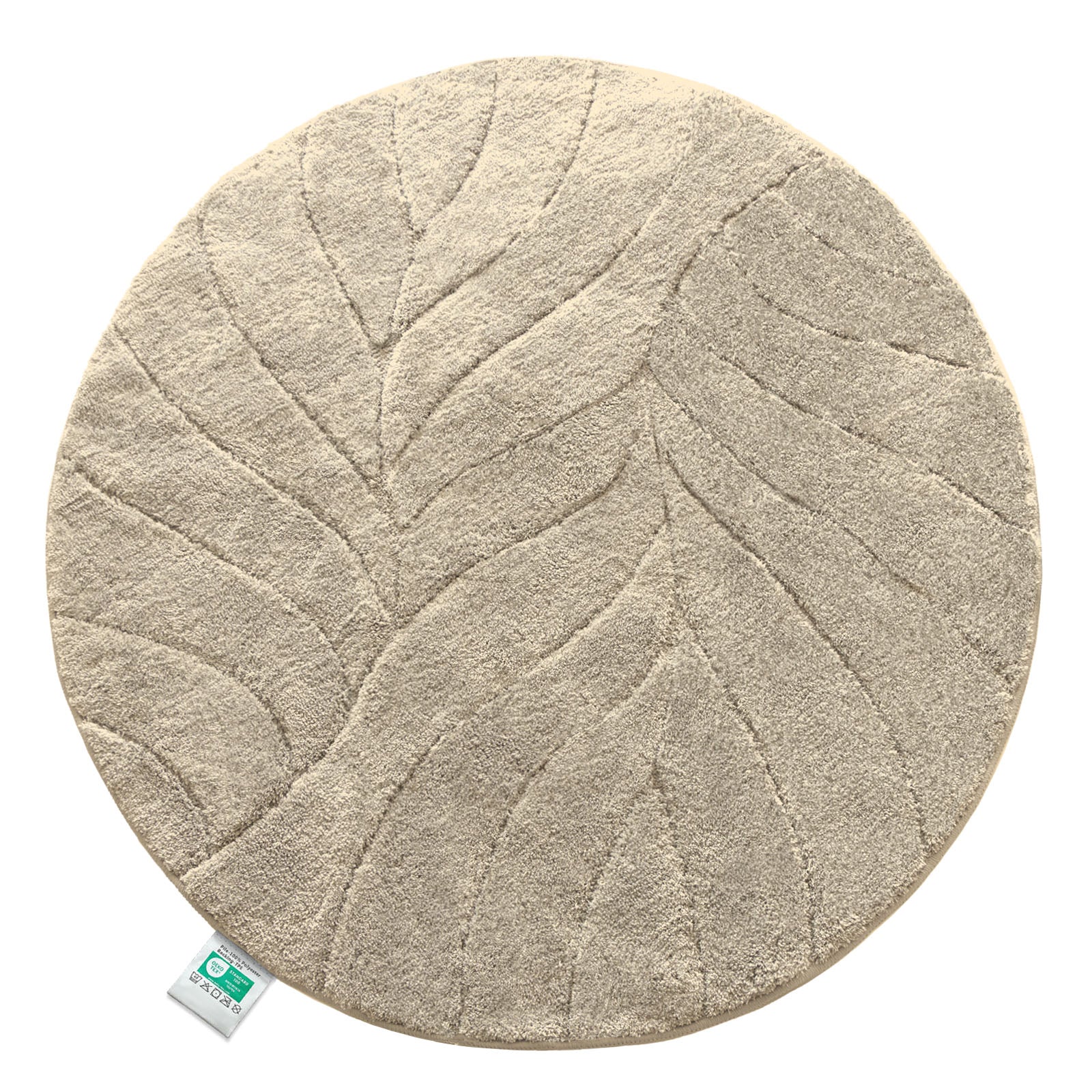 Bath mat | Maris | Bath mat in round | Soft microfibre, non-slip & suitable for underfloor heating
