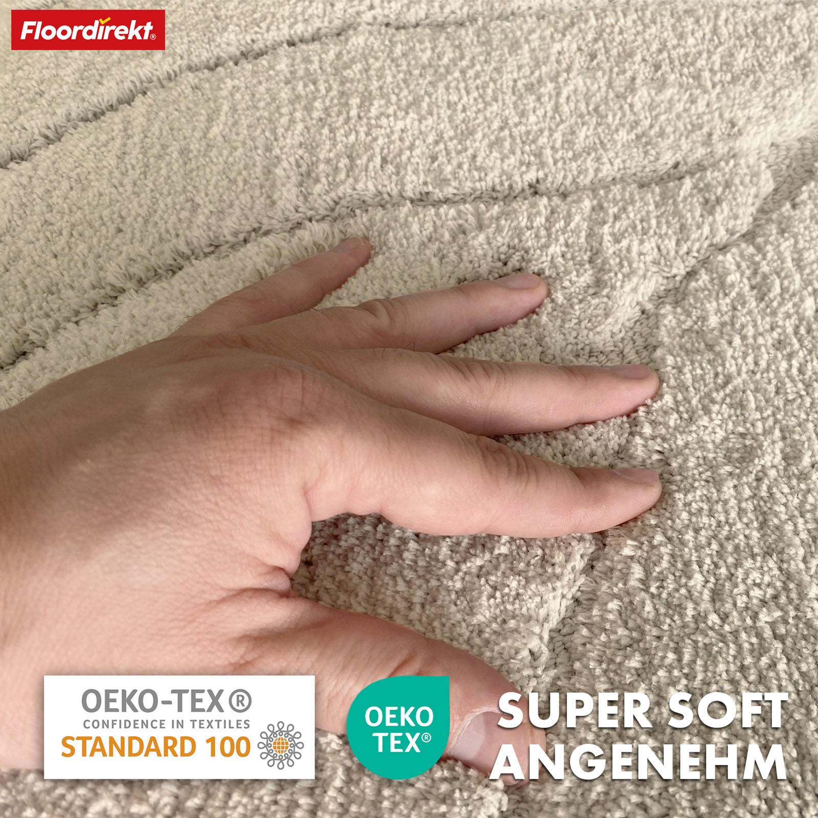 Bath mat | Maris | Bath mat in round | Soft microfibre, non-slip & suitable for underfloor heating