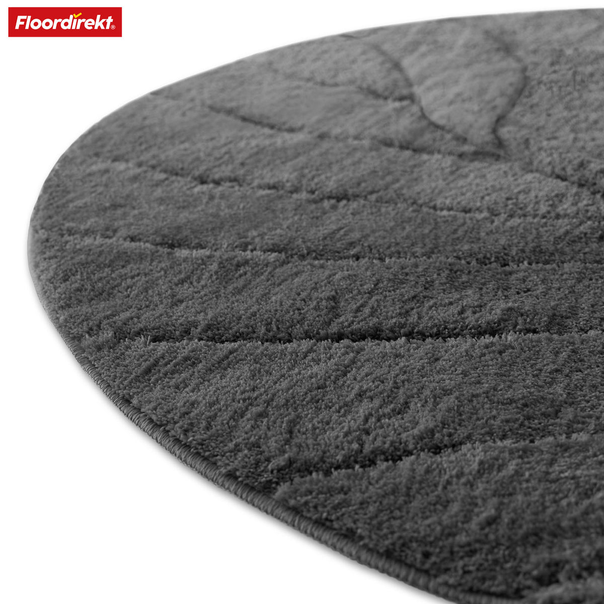 Bath mat | Maris | Bath mat in round | Soft microfibre, non-slip & suitable for underfloor heating