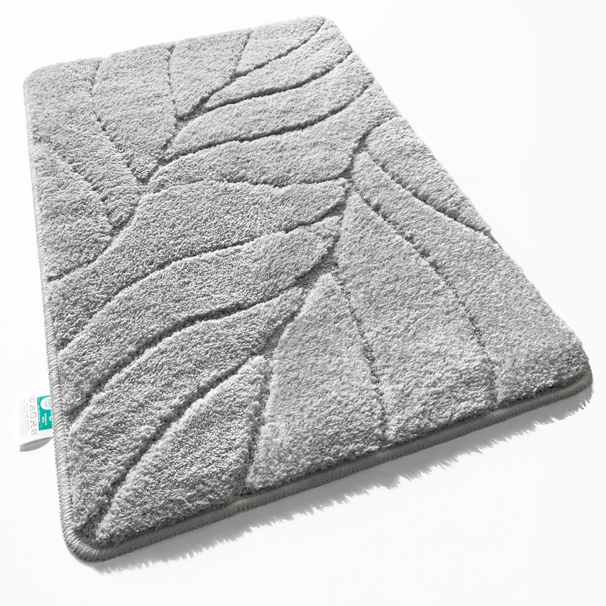 Bath mat | Maris | Fluffy bath mat with leaf structure | Available in various colours and sizes