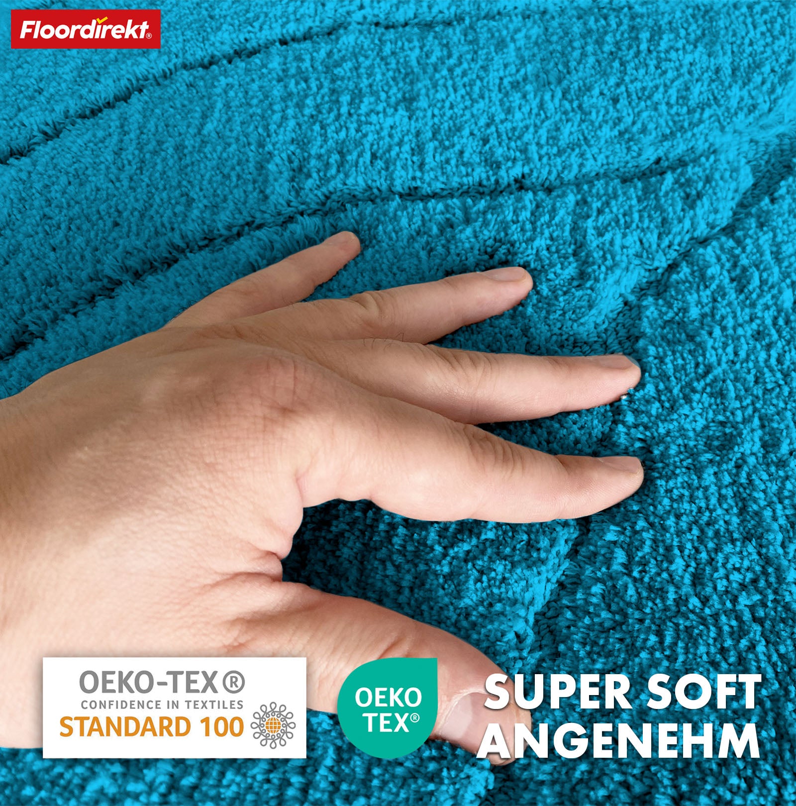 Bath mat | Maris | Bath mat in round | Soft microfibre, non-slip & suitable for underfloor heating