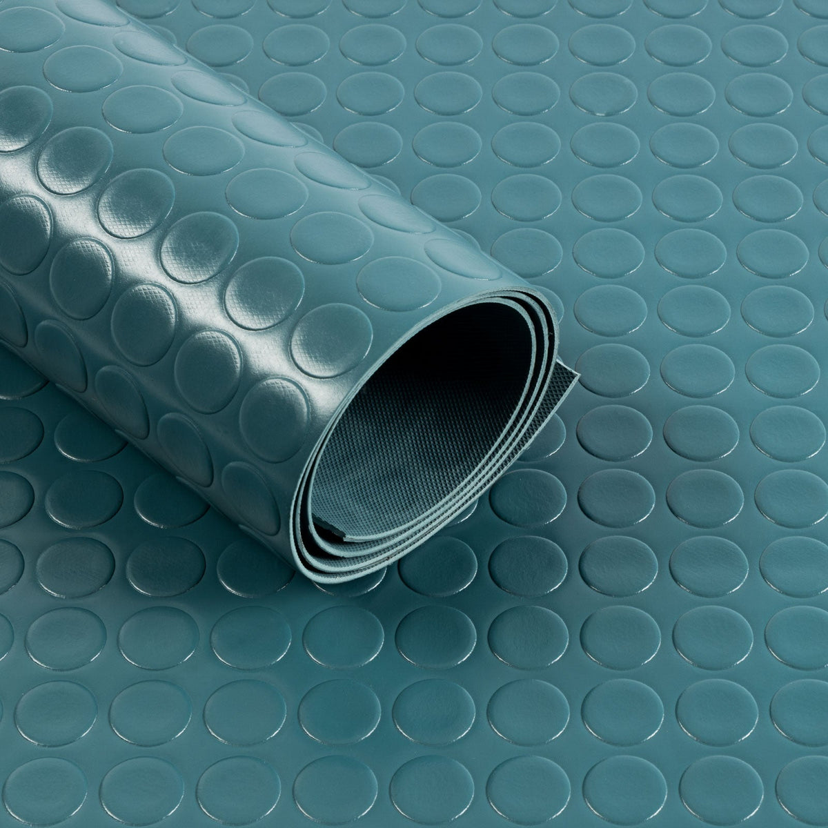 ✂ PVC Vinyl Flooring | Circular Studded | Various Colours | Thickness: 2 mm