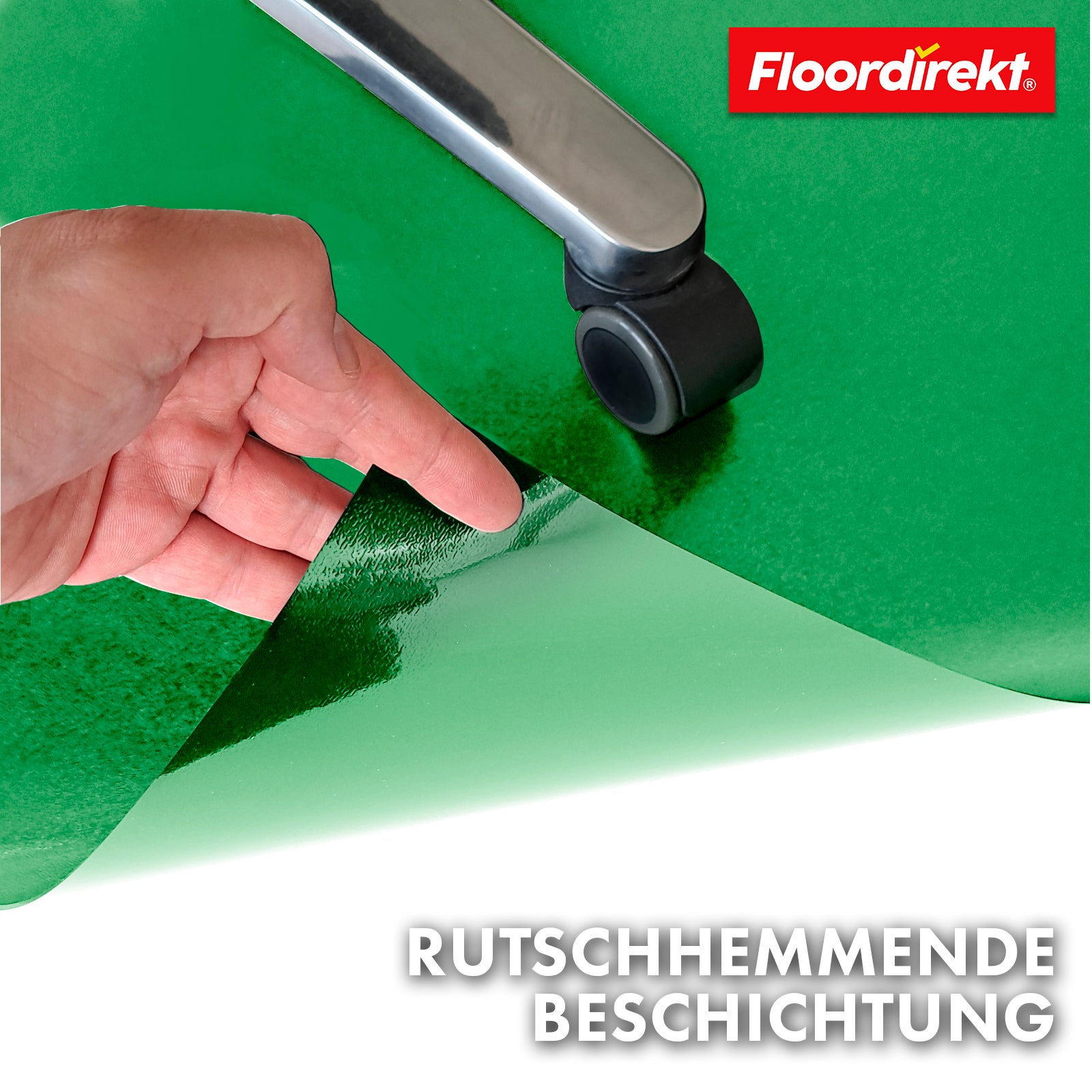 Floor protection mat with bevelled edge in various colours | Kleopatra | Optimum protection for your floors | In many sizes and colours