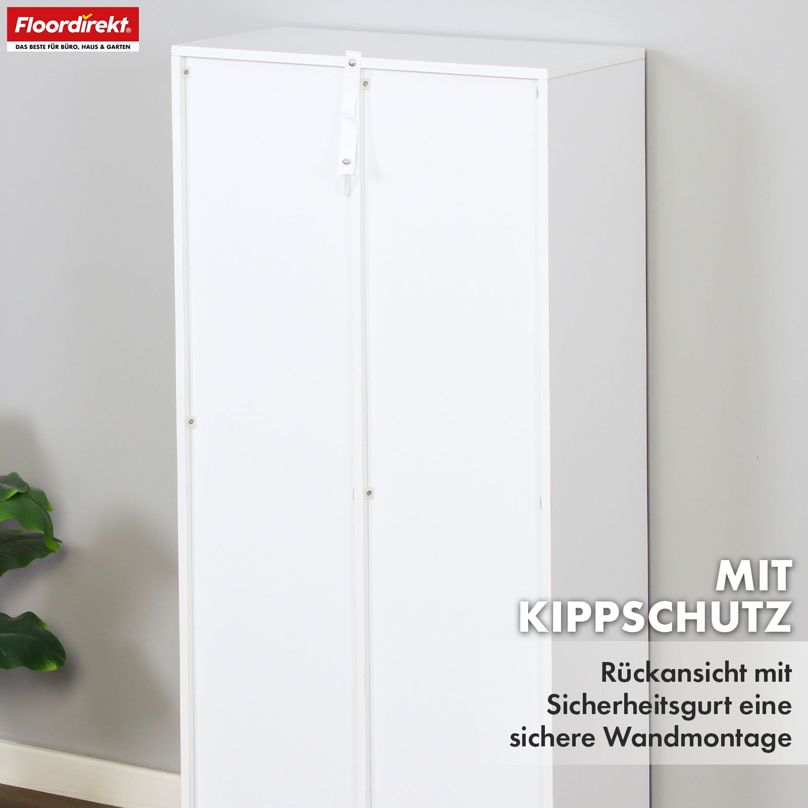 Bookcase | Arkansas | White MDF standing shelf with 5-9 shelves for books and home accessories