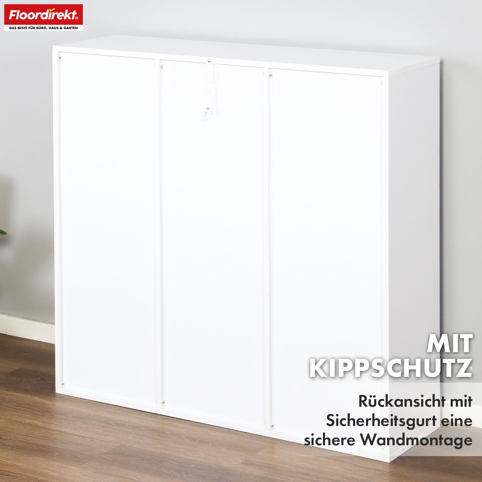 Bookcase | Arkansas | White MDF standing shelf with 5-9 shelves for books and home accessories