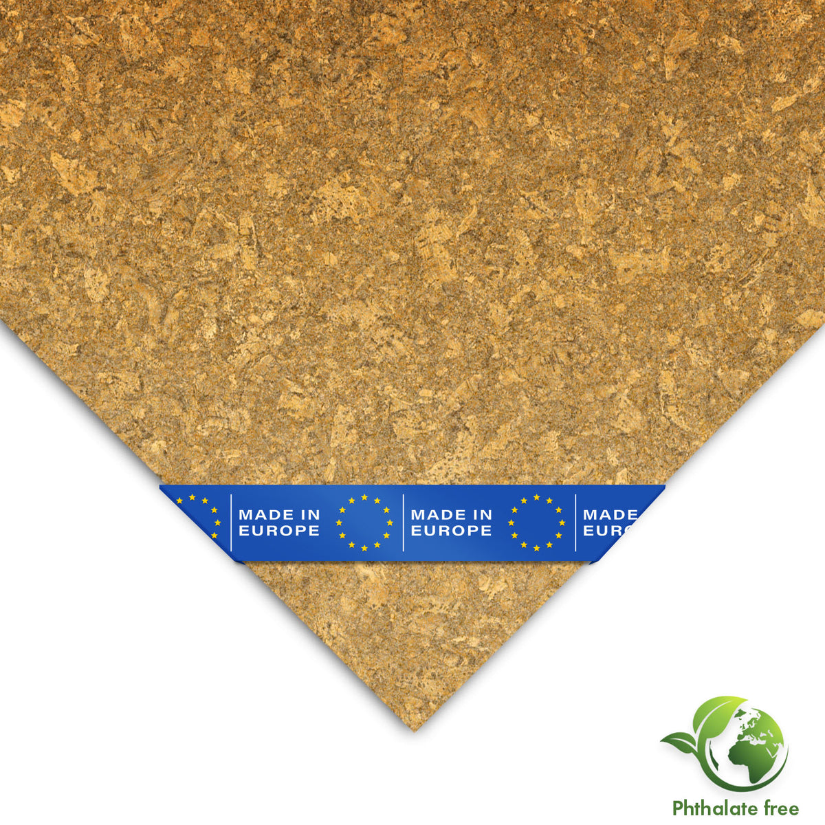 3D CV flooring | Kyara 620M | Robust vinyl flooring with natural cork look and sound absorption