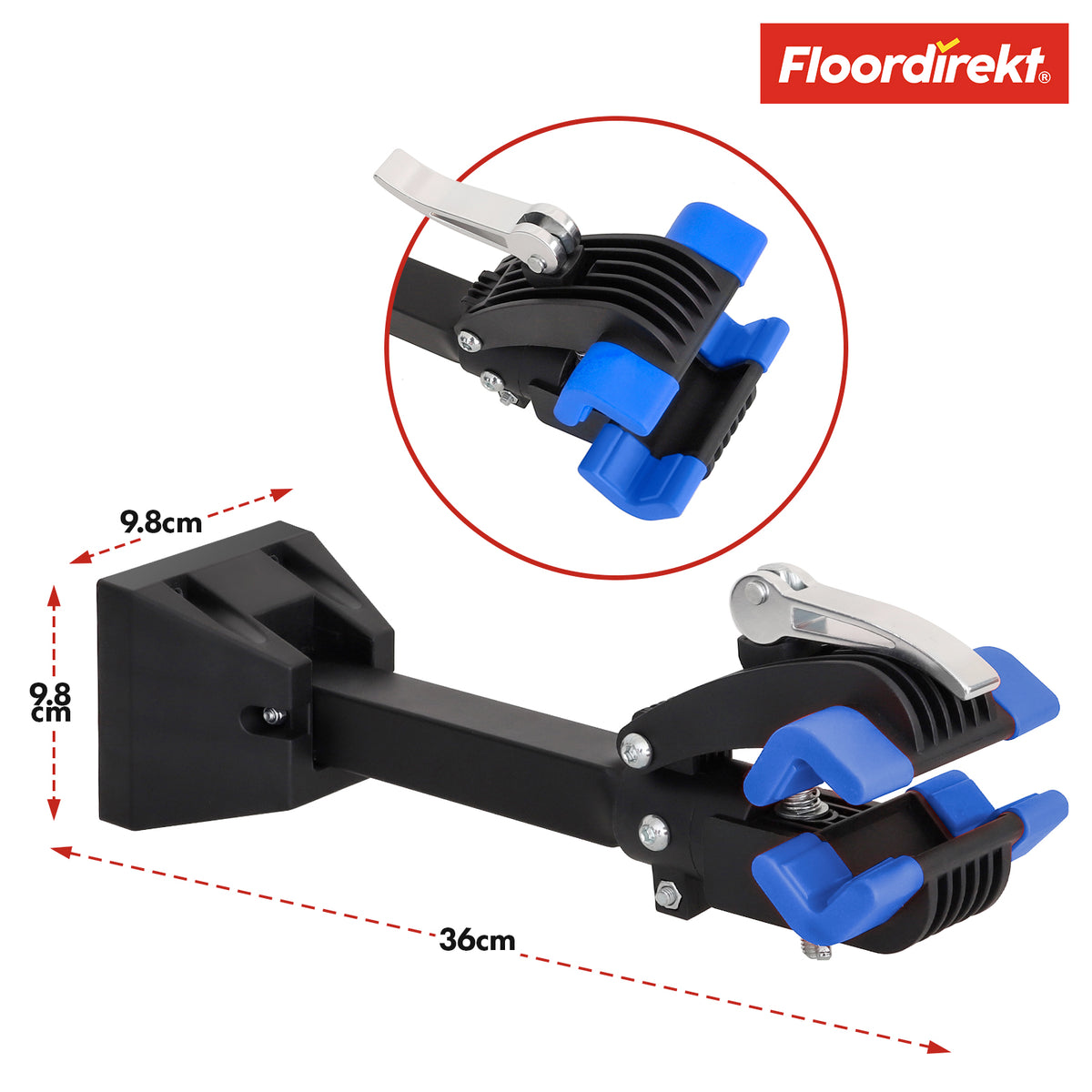 Bicycle wall mount | Levin | Compatible with most bicycle frames | Load capacity up to 20 kg