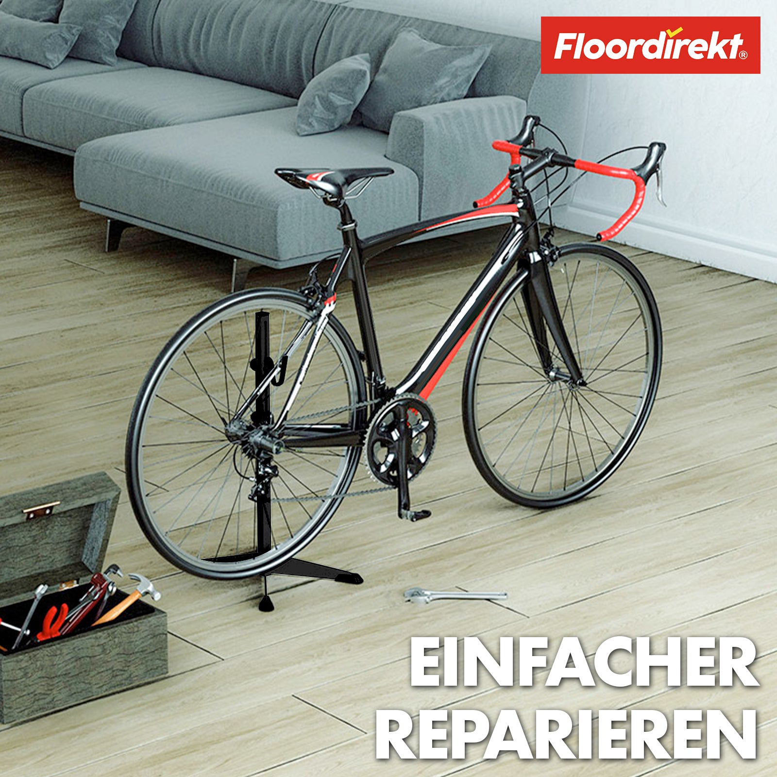 Bike Parking Stand | Leon | Durable and Adjustable Stand for Rear Fork | Versatile Use