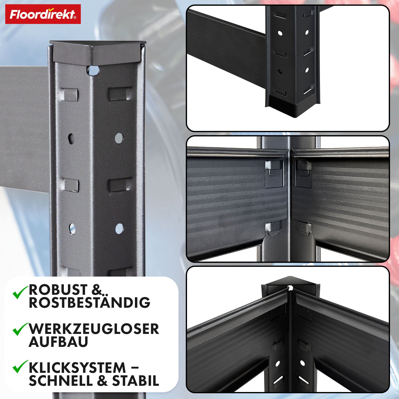 Bottle crate rack | Osaka | Powder-coated steel drinks crate rack for 3 to 9 crates
