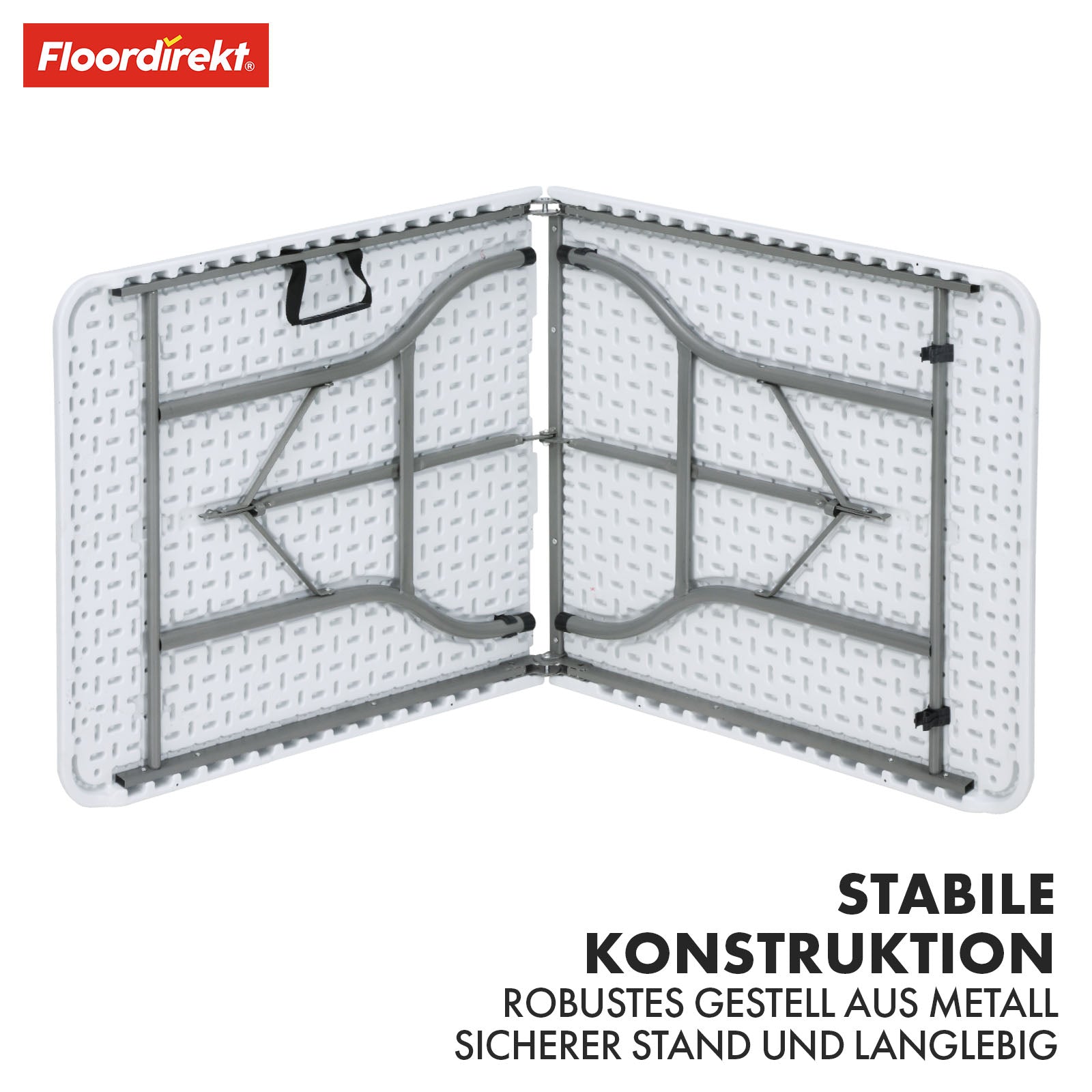 Folding table | Akita | Durable and weatherproof table for home, garden and camping | 183 x 76 cm