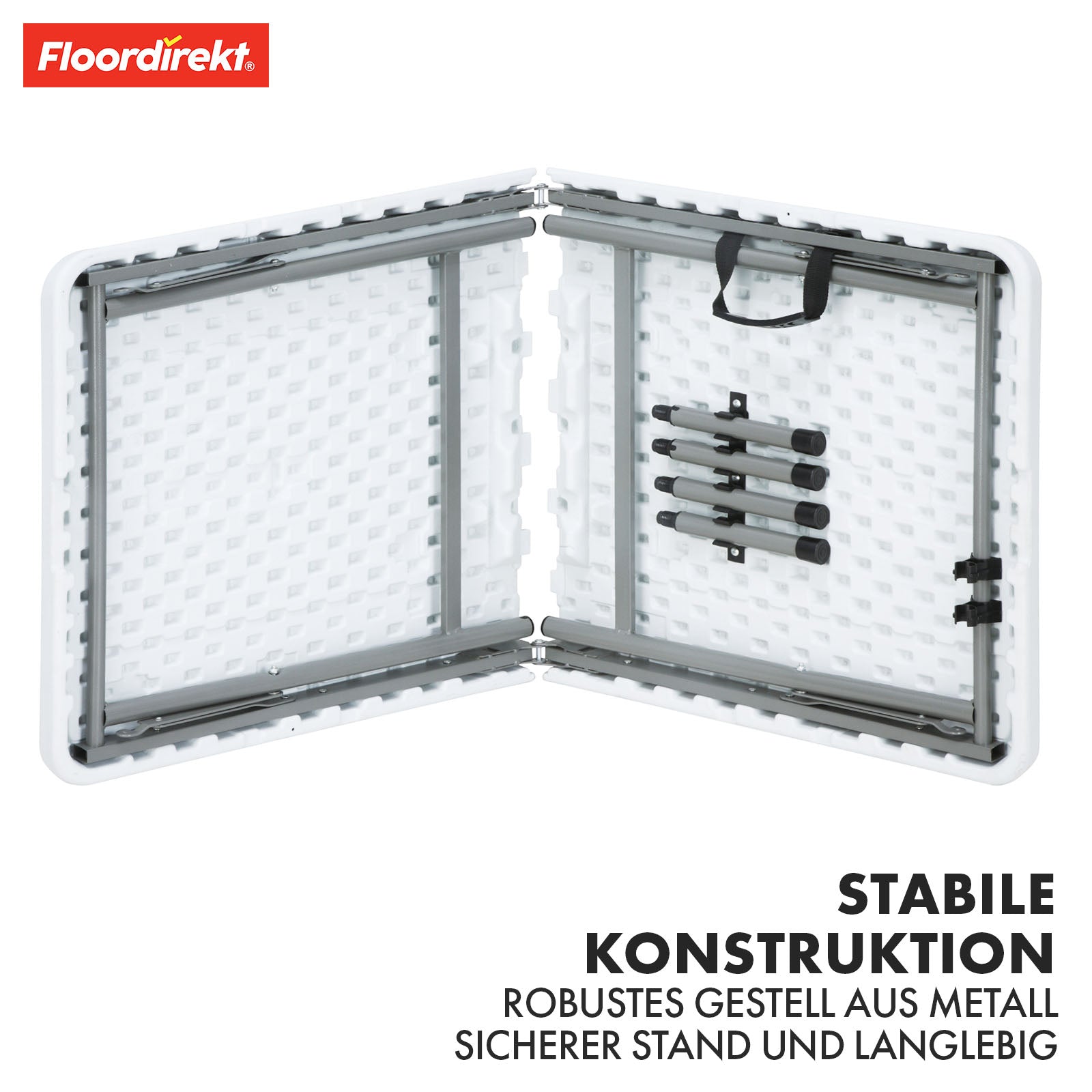Folding table | Fukui | Weatherproof, stable and mobile for indoor and outdoor use | 120 x 60 cm