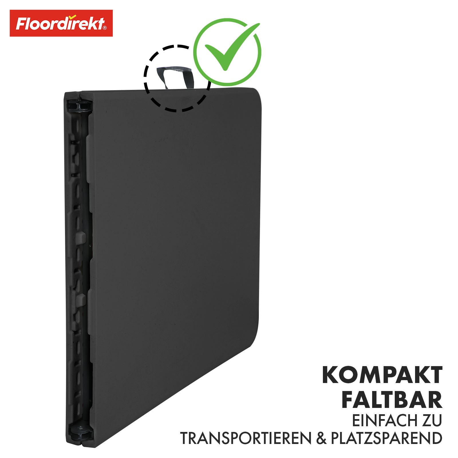 Folding table | Kyoto | Sturdy, foldable all-rounder for indoors and outdoors | 180 x 73 cm