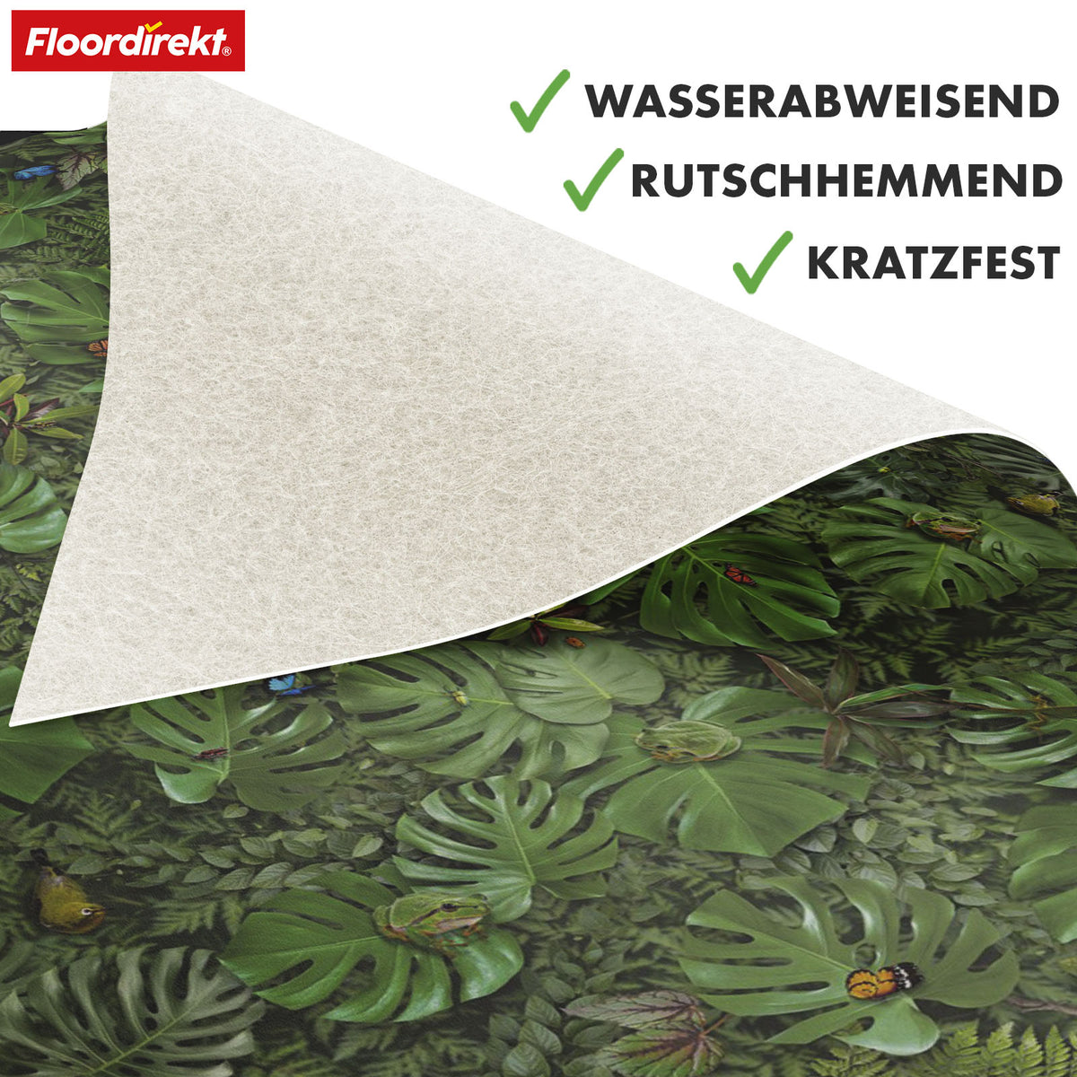 3D CV flooring | Eldorado | Tropical animal and plant pattern for stylish rooms