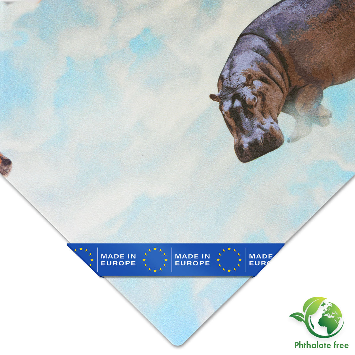 3D CV flooring | Clouds Safari | Vinyl flooring with realistic animal & cloud design