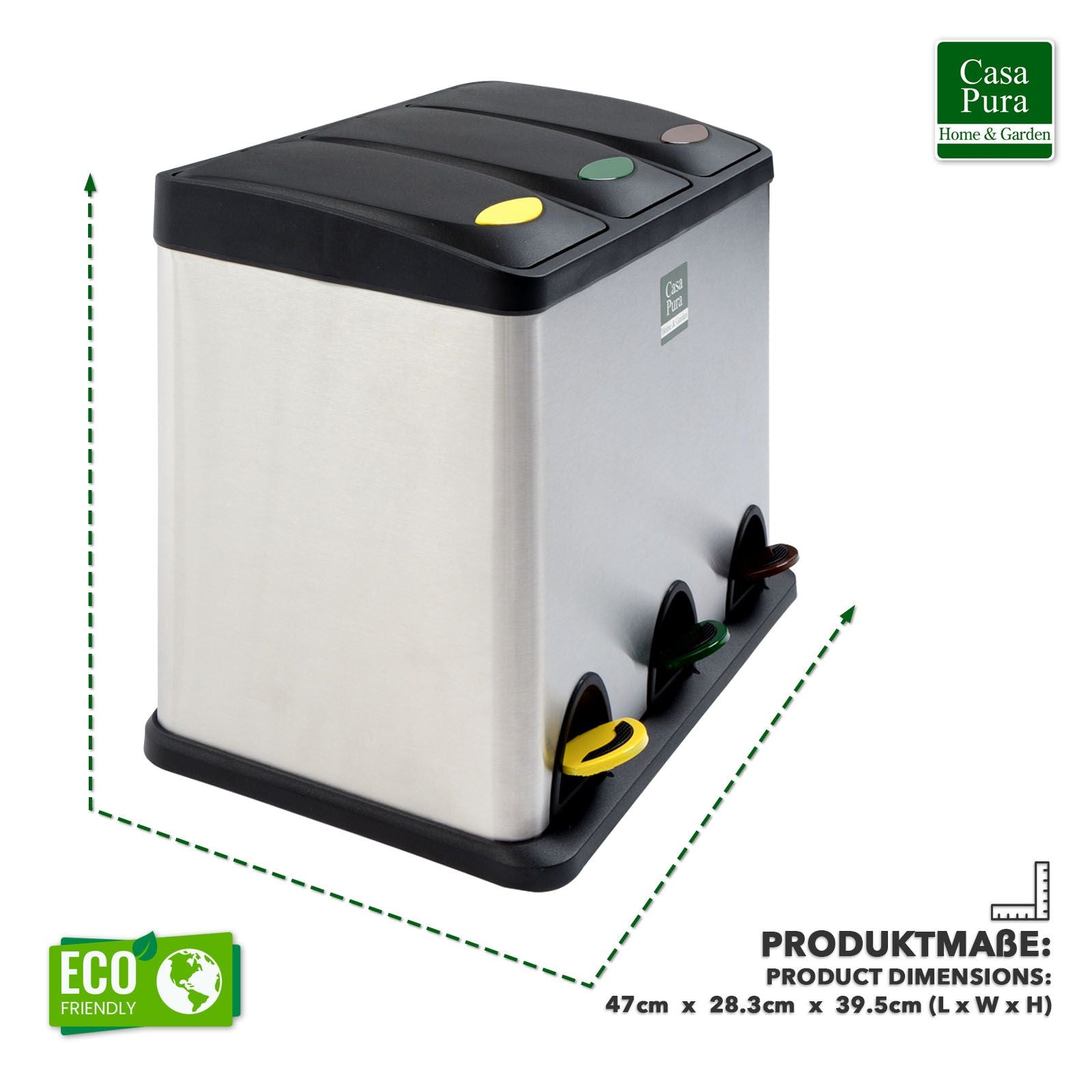 T1_fd-31021 | 3 x 8 liters - 24 liters (Incl. garbage bags)