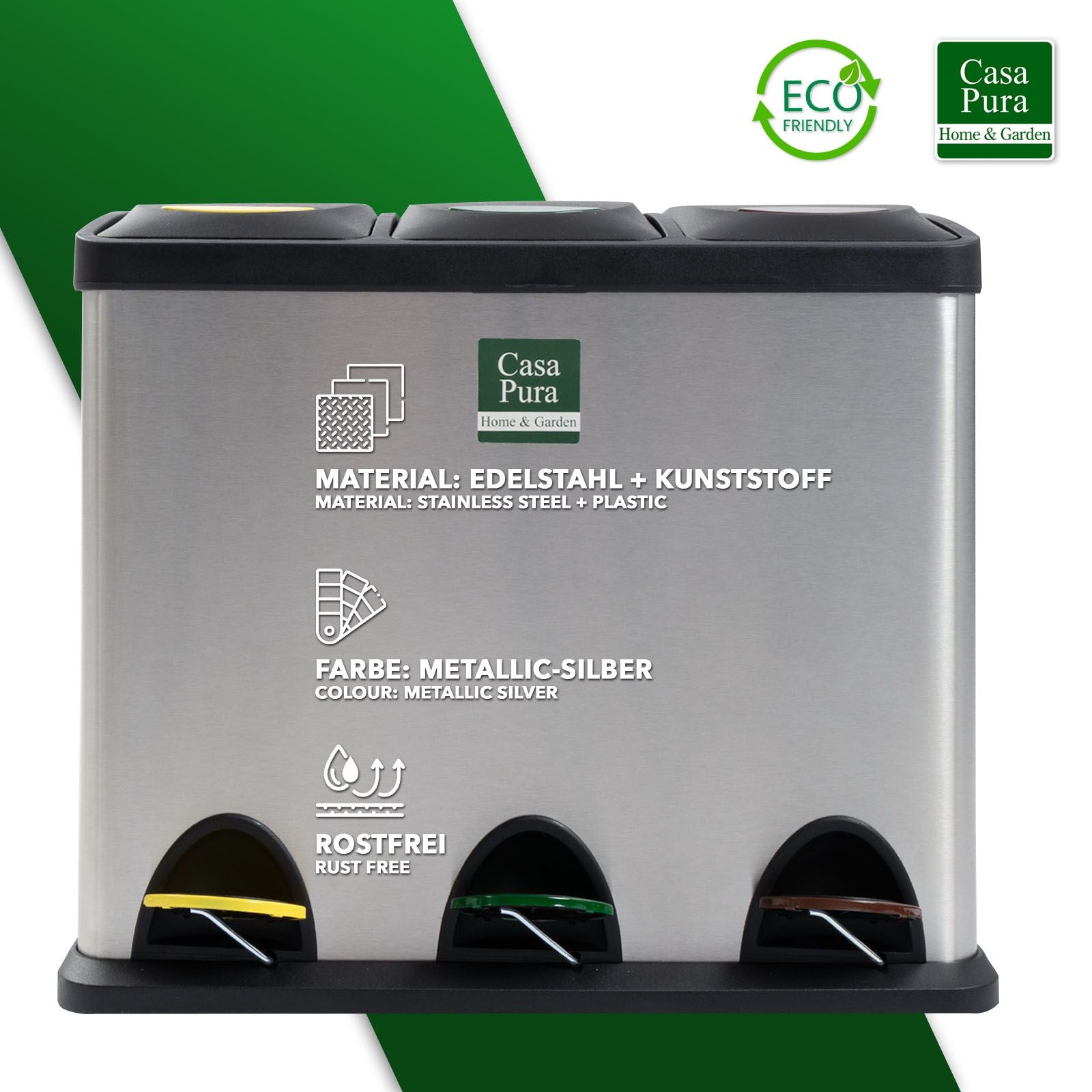 F2_fd-31021 | 3 x 8 liters - 24 liters (Incl. garbage bags)