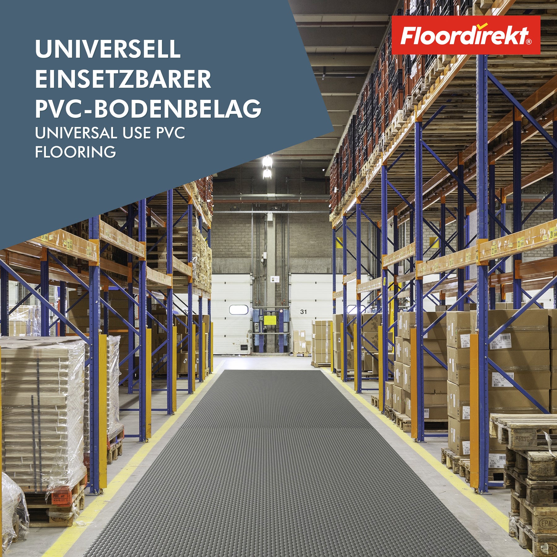 PVC flooring | Hexagon | Robust 2 mm vinyl flooring, easy to clean and slip-resistant | Available in several colours