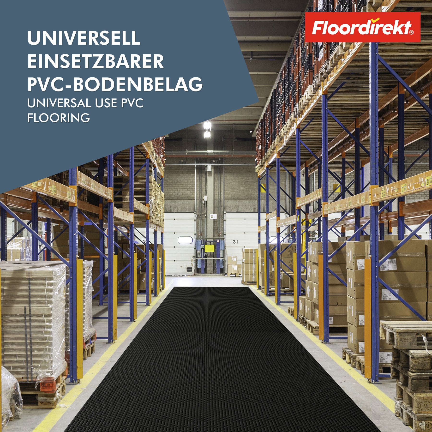 PVC flooring | Hexagon | Robust 2 mm vinyl flooring, easy to clean and slip-resistant | Available in several colours