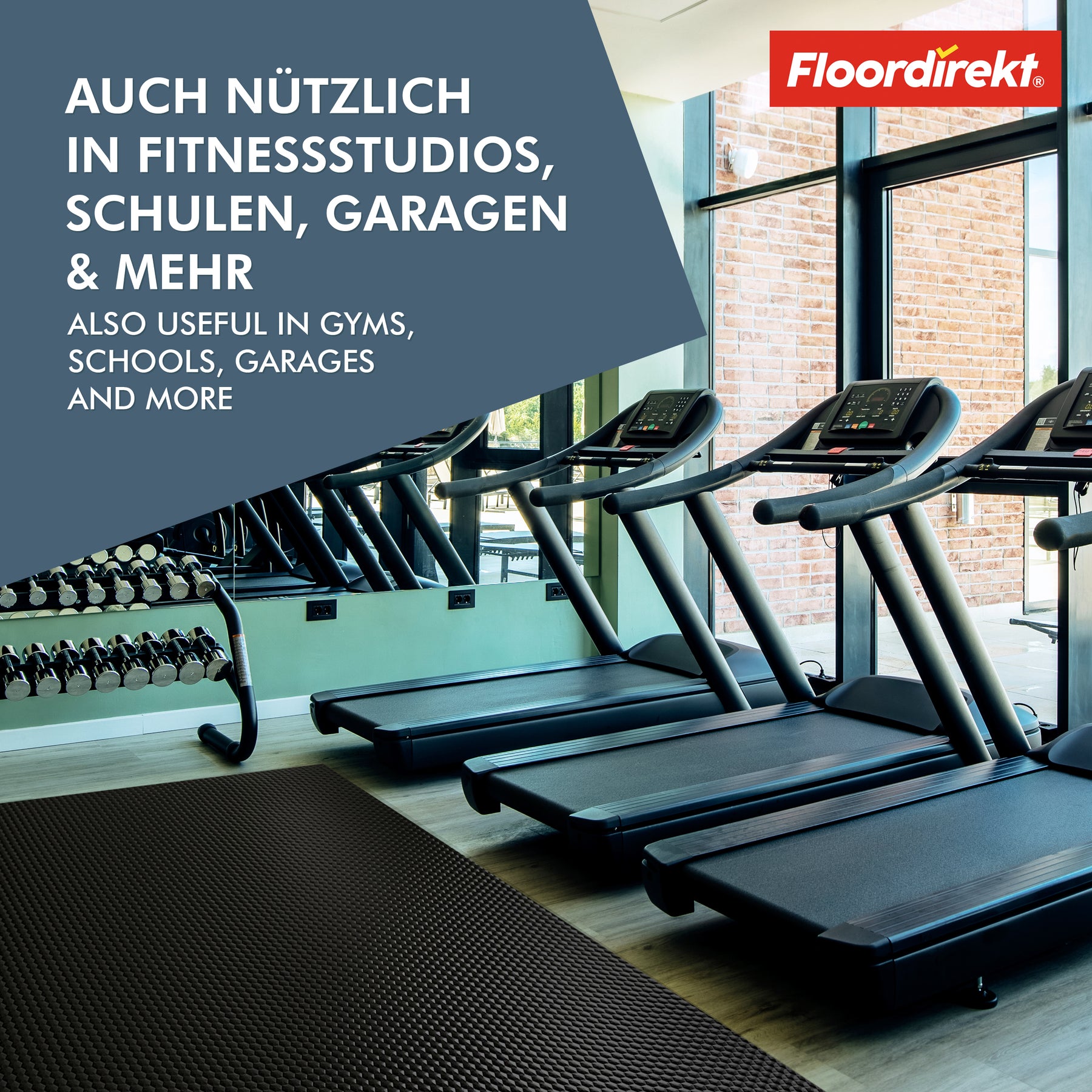 PVC flooring | Hexagon | Robust 2 mm vinyl flooring, easy to clean and slip-resistant | Available in several colours