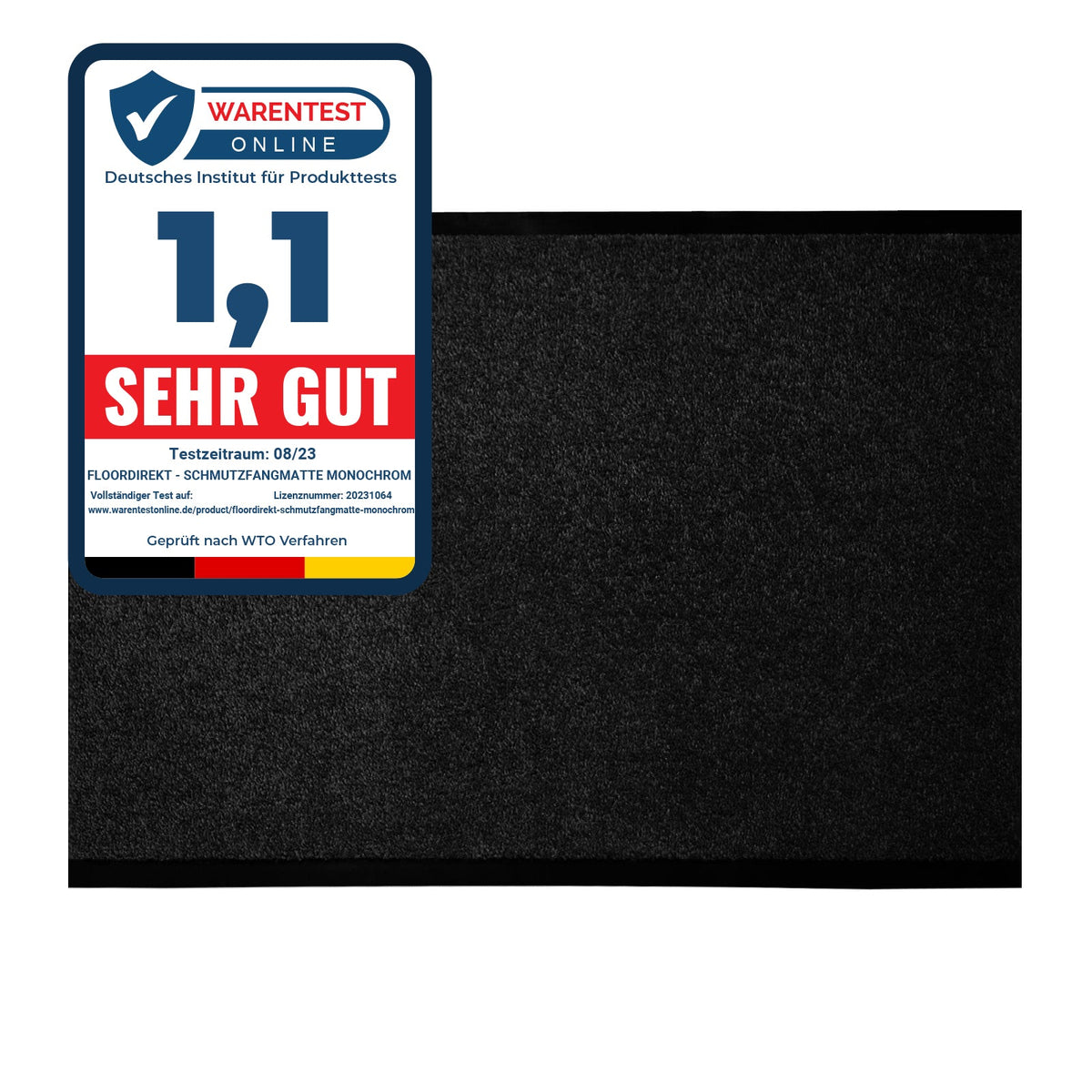 ✂ Dirt Trapper Entrance Floor Mat | Monochrome | Brilliant Colours | For Indoor & Outdoor