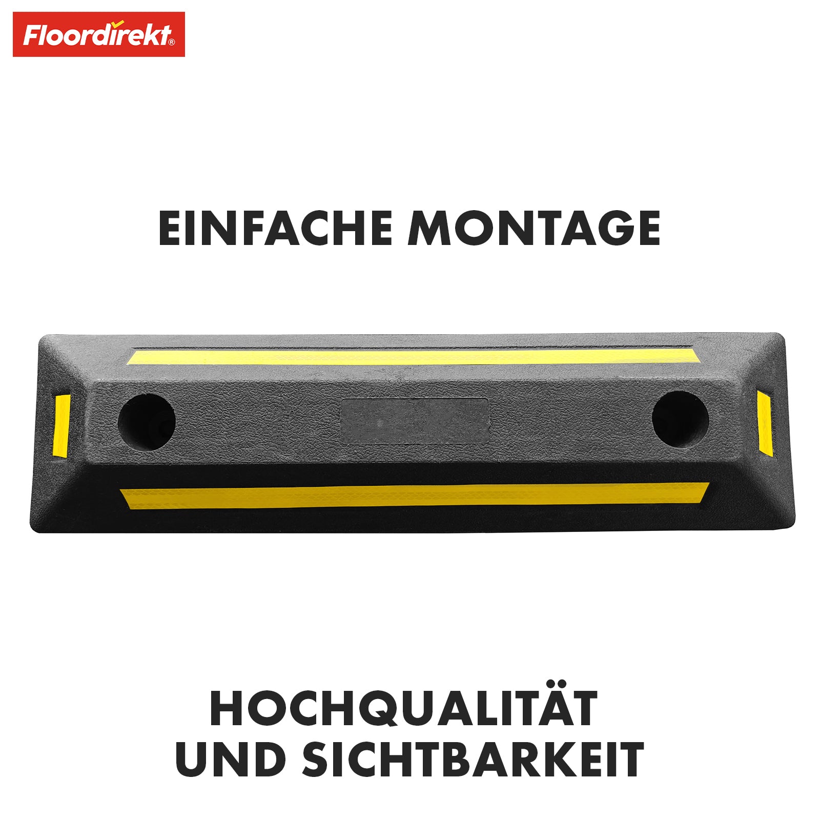 Car park barrier | Fuji | Robust and weatherproof solution with high visibility for safe parking | 56 x 10 x 15 cm