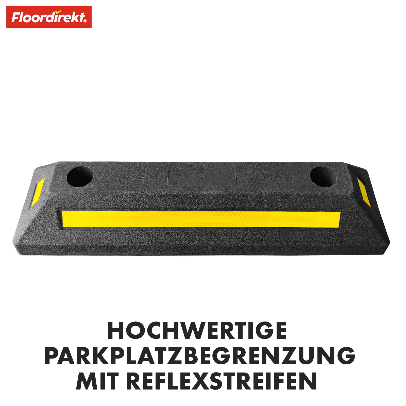 Car park barrier | Fuji | Robust and weatherproof solution with high visibility for safe parking | 56 x 10 x 15 cm