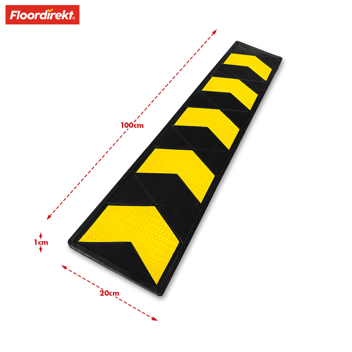 Wall protection | Aoraki | Robust impact protection with reflective arrows for garages & multi-storey car parks