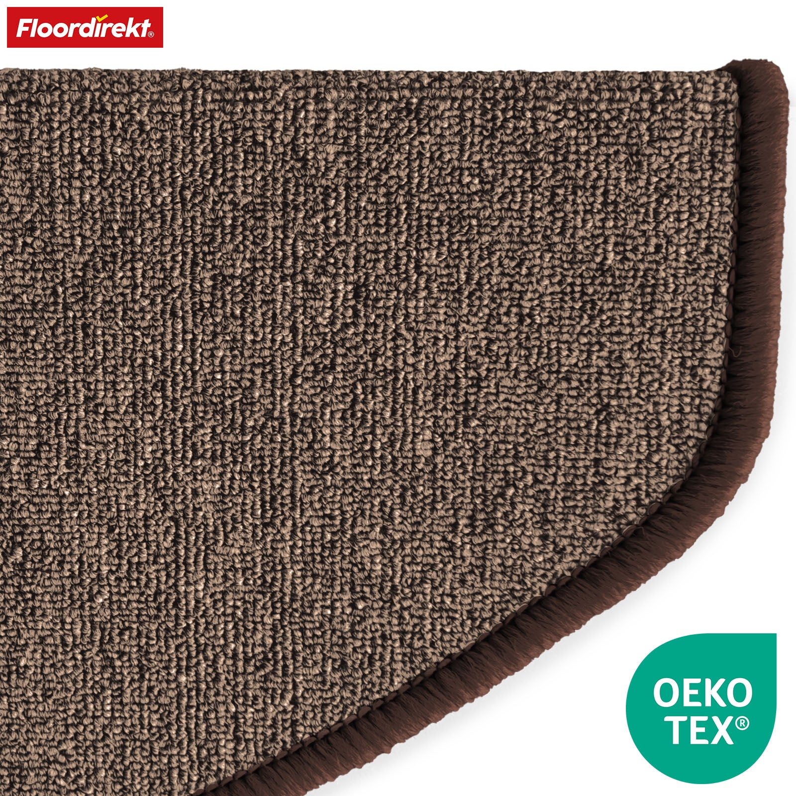 Step mat | London Pro | Modern design | Non-slip & easy to clean | Half-round