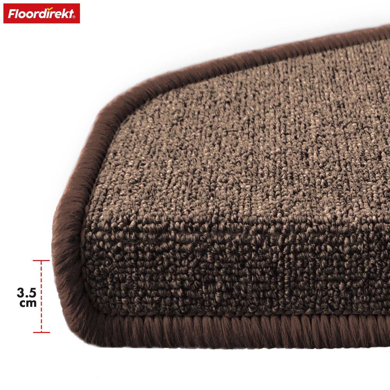 Step mat | London Pro | Modern design | Non-slip & easy to clean | Half-round