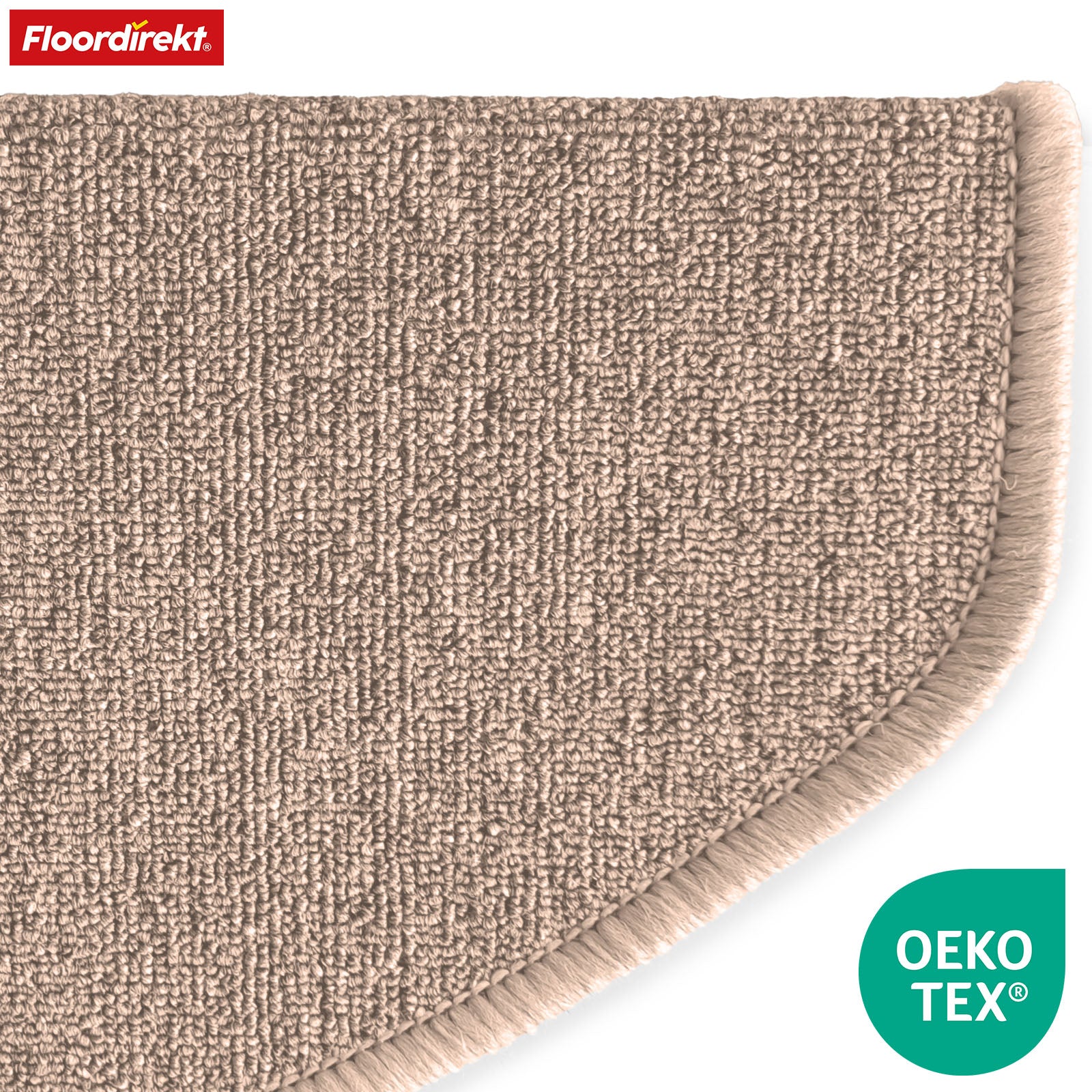 Step mat | London Pro | Modern design | Non-slip & easy to clean | Half-round