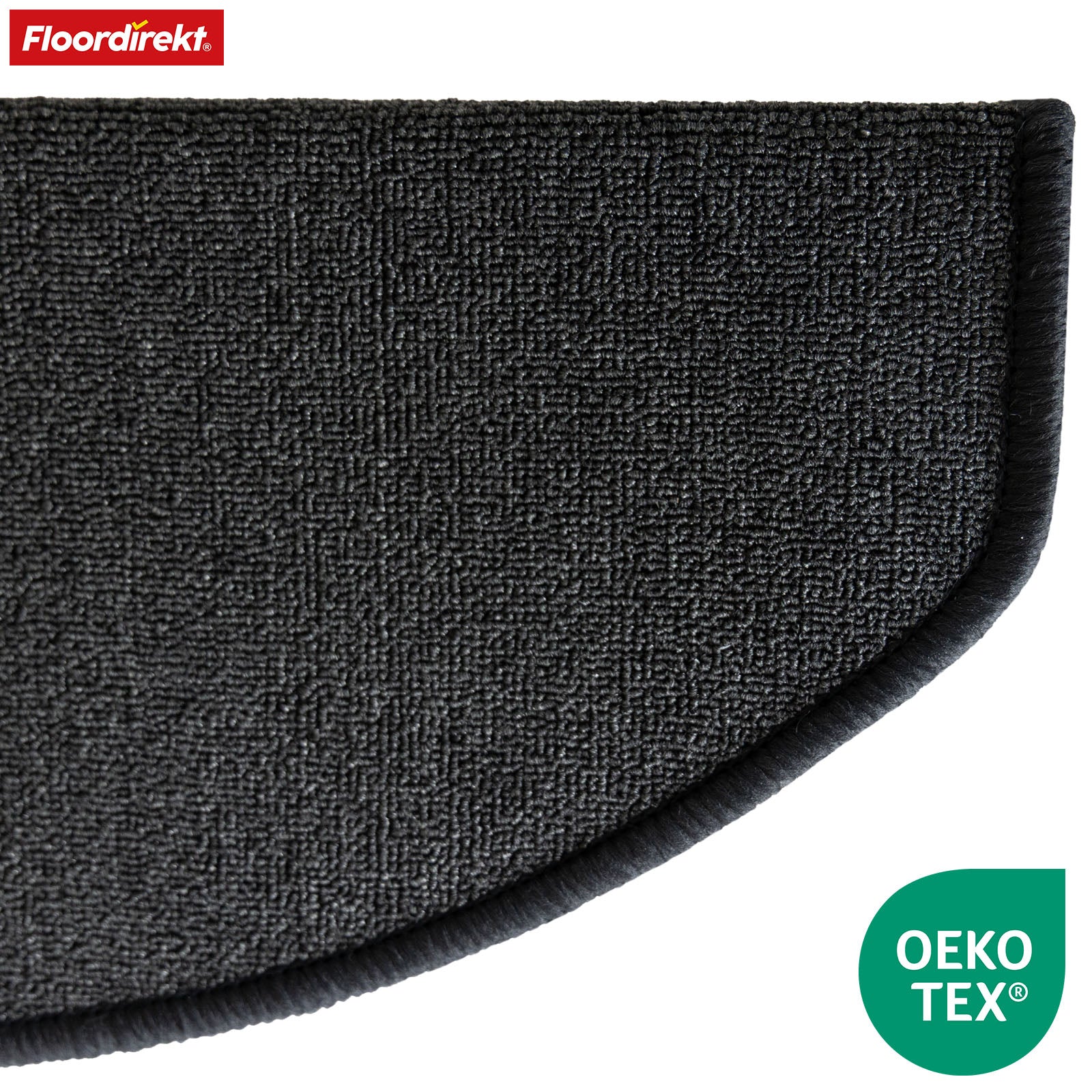 Step mat | London Pro | Modern design | Non-slip & easy to clean | Half-round