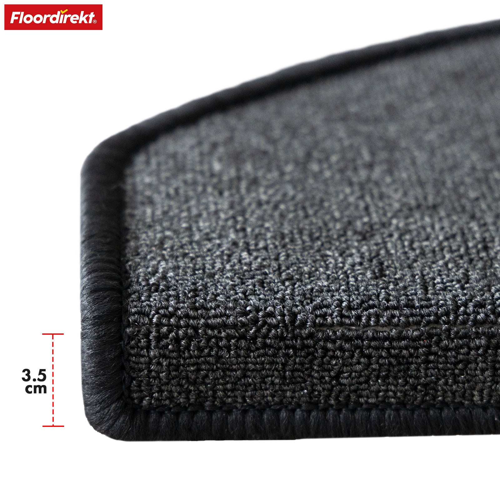 Step mat | London Pro | Modern design | Non-slip & easy to clean | Half-round