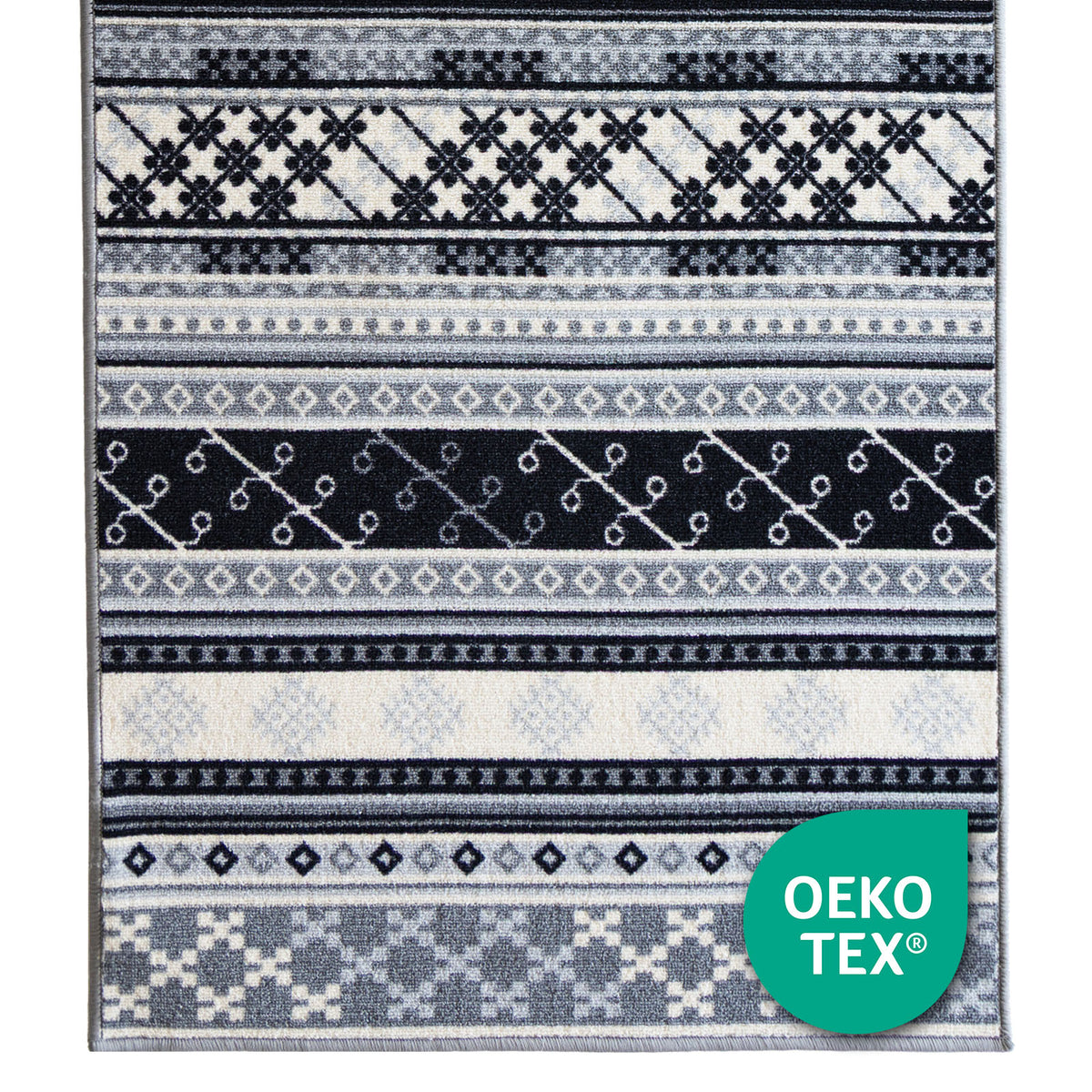 Made-to-measure carpet runner | Mykonos | Chained, non-slip & ideal for corridors, kitchens or hallways