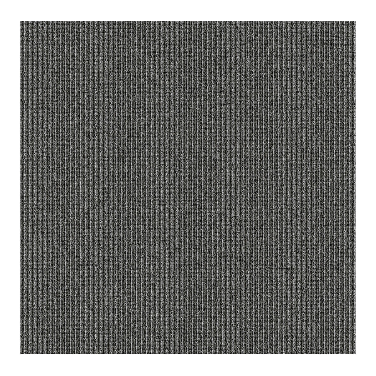 Carpet tiles | Bern | 50 x 50 cm | Self-laying with stripe design | In anthracite, grey & beige for commercial and private homes