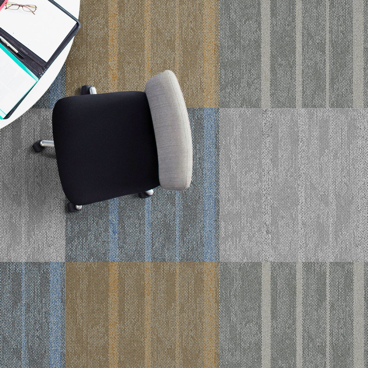 Carpet tiles | Zürich | 50 x 50 cm | Ideal for offices & living rooms | High-quality design tiles in 4 colours