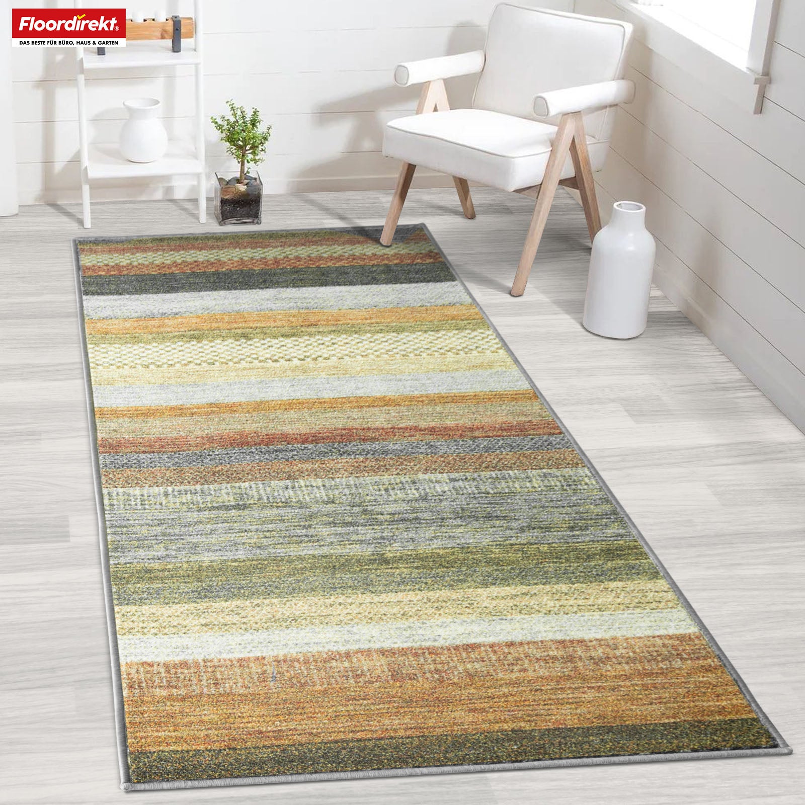 Made-to-measure carpet runner | Naxos | Non-slip, hard-wearing & easy-care | Many colour variants in a modern style