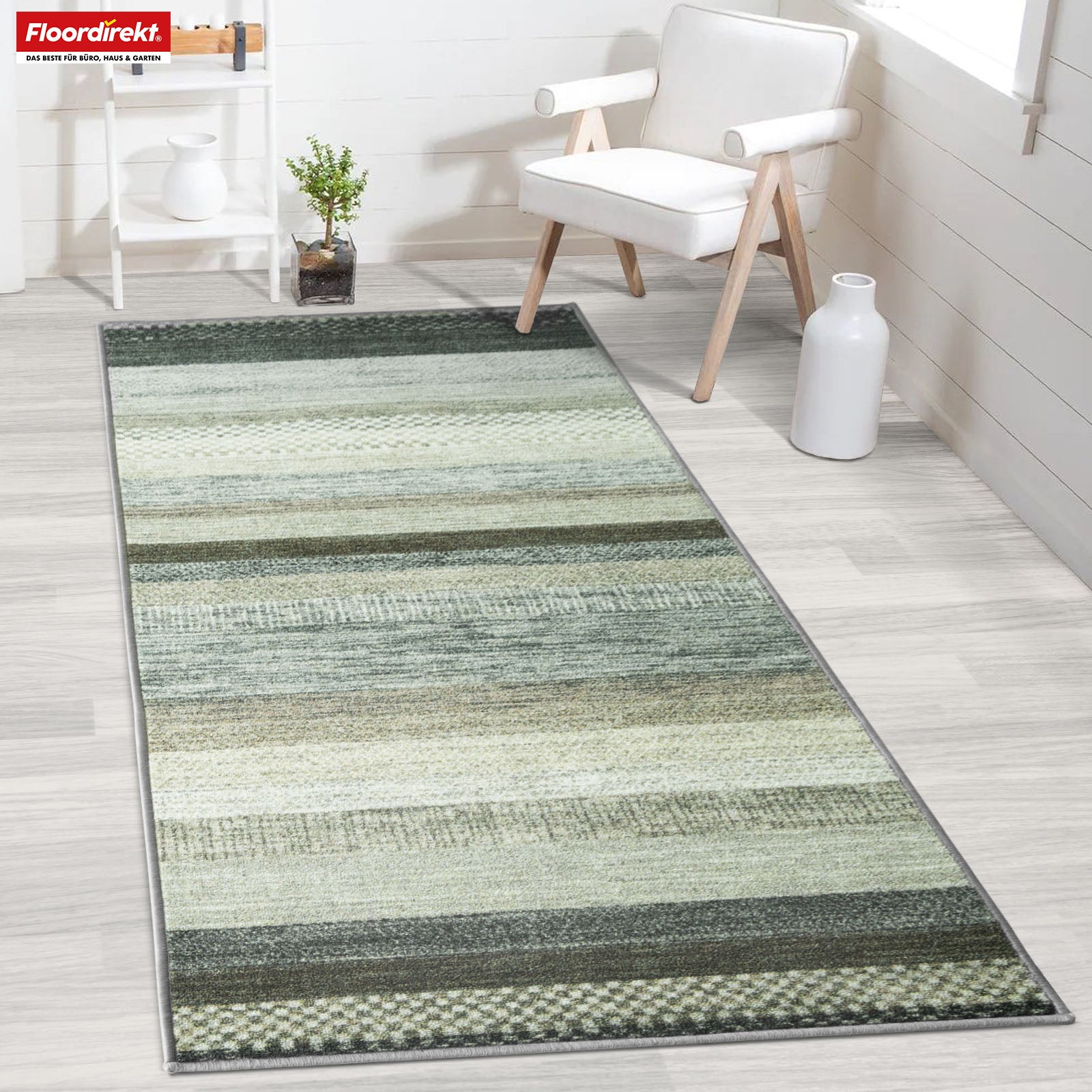 Made-to-measure carpet runner | Naxos | Non-slip, hard-wearing & easy-care | Many colour variants in a modern style