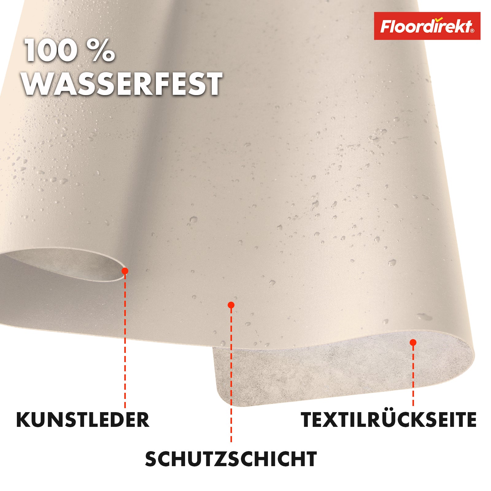 Desk pad | Nero | Easy-care, soft imitation leather | Available in numerous colours and sizes