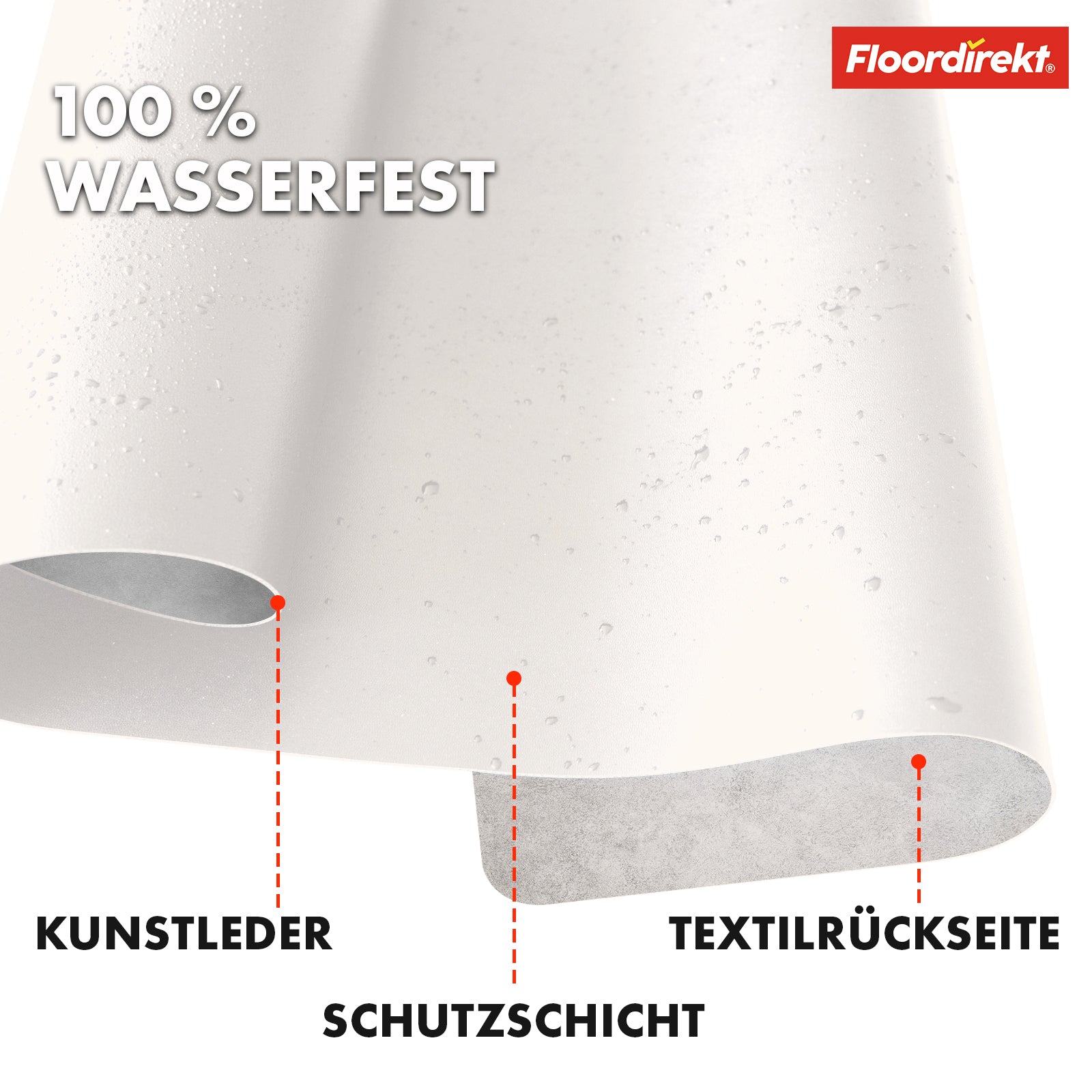 Desk pad | Nero | Easy-care, soft imitation leather | Available in numerous colours and sizes