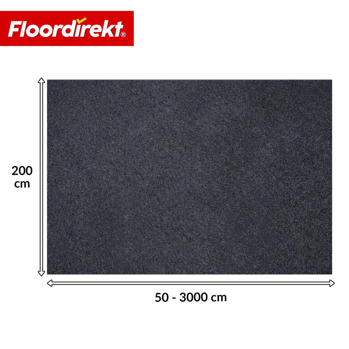 Needlefelt Carpet | Malta | 2 m Wide Custom Cut | Flooring with Foam Backing for Home & Office