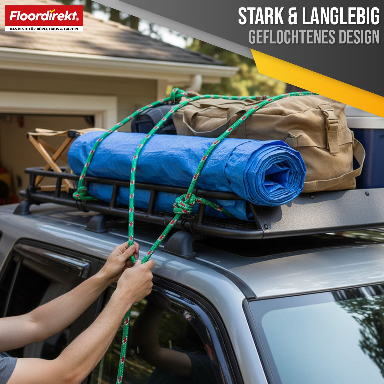 Polypropylene rope | K2 | Tear-resistant, UV-resistant & buoyant all-purpose rope | Available in many colours, thicknesses & lengths